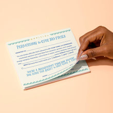 Load image into Gallery viewer, Permission to Give No F*cks Notepad