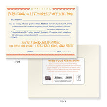 Load image into Gallery viewer, Permission to Let Yourself Off the Hook Notepad