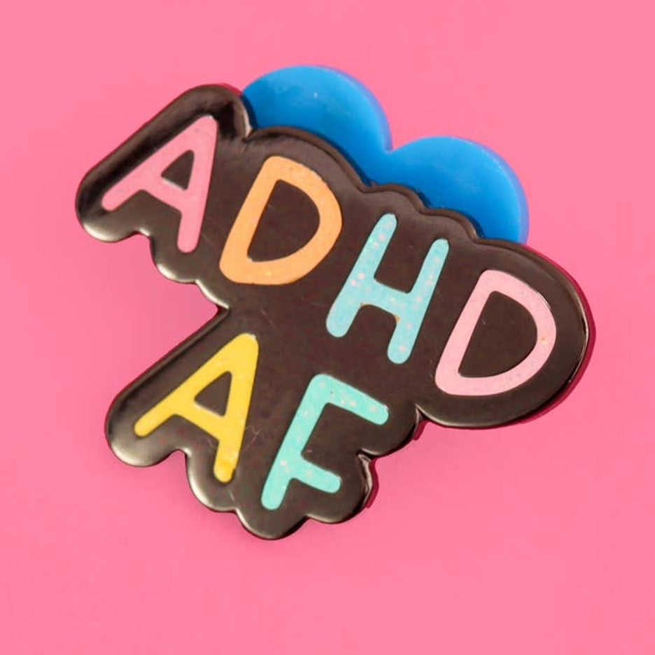 ADHF AF Mental Health Enamel Pin