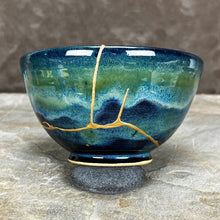 Load image into Gallery viewer, &quot;Northern Lights&quot; Kintsugi Bowl
