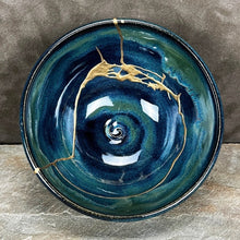 Load image into Gallery viewer, &quot;Northern Lights&quot; Kintsugi Bowl
