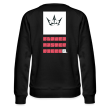 Load image into Gallery viewer, Flawed Masterpiece® Crown Royalty Sweatshirt - black