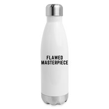 Load image into Gallery viewer, Flawed Masterpiece® Stainless Steel Water Bottle - white