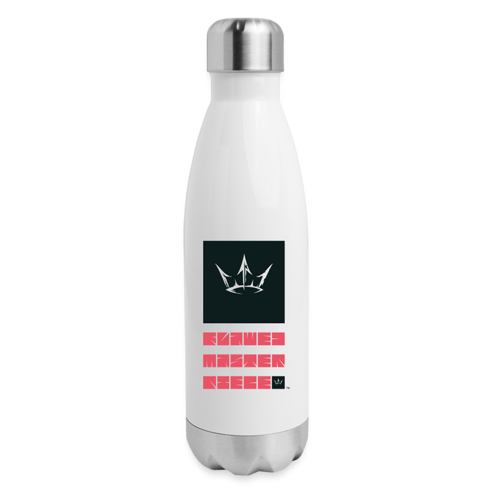 Flawed Masterpiece® Stainless Steel Water Bottle - white