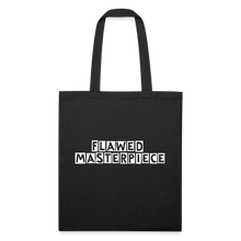 Load image into Gallery viewer, Flawed Masterpiece® Recycled Tote Bag - black