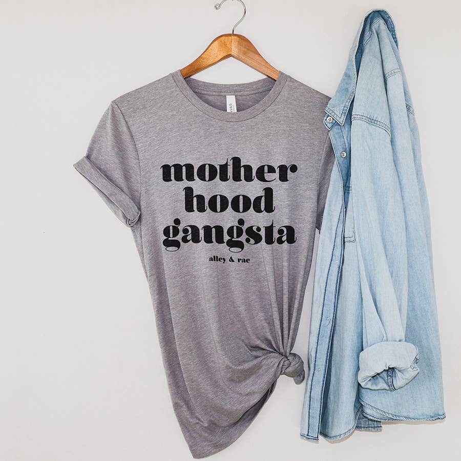 Motherhood Gangsta Graphic Tee Shirt
