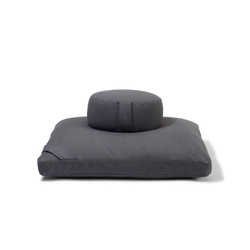 SLATE - Organic Meditation Cushion Set