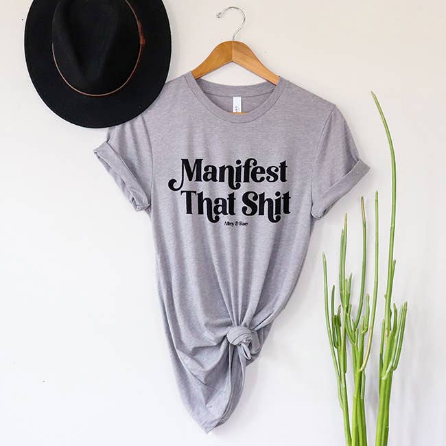 Manifest That Shit Graphic Tee Shirt