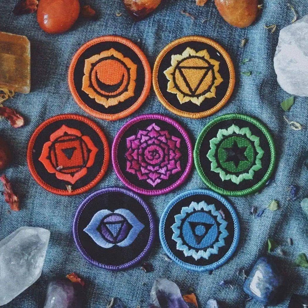 The Unicorn Chakra Gift Set: 7 Embroidered Patches