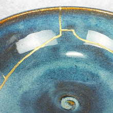 Load image into Gallery viewer, &quot;Her Eyes&quot; Raku Inspired Kintsugi Kintsukuroi Bowl
