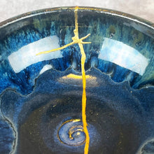Load image into Gallery viewer, &quot;Dreamscape&quot; Raku Inspired Kintsugi Kintsukuroi Bowl
