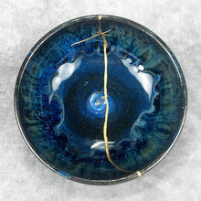 Load image into Gallery viewer, &quot;Dreamscape&quot; Raku Inspired Kintsugi Kintsukuroi Bowl
