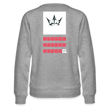 Load image into Gallery viewer, Flawed Masterpiece® Crown Royalty Sweatshirt - heather grey
